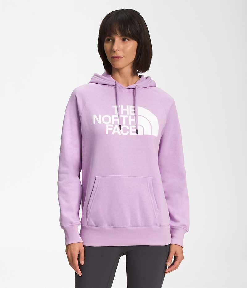 Sudadera con Capucha The North Face Half Dome Pullover Mujer Lavanda | CL-LCYDI