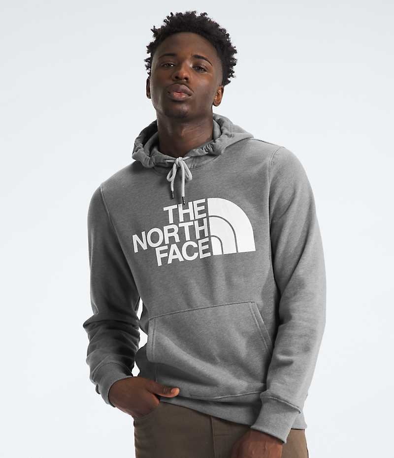 Sudadera con Capucha The North Face Half Dome Pullover Hombre Gris | CL-IWVKL