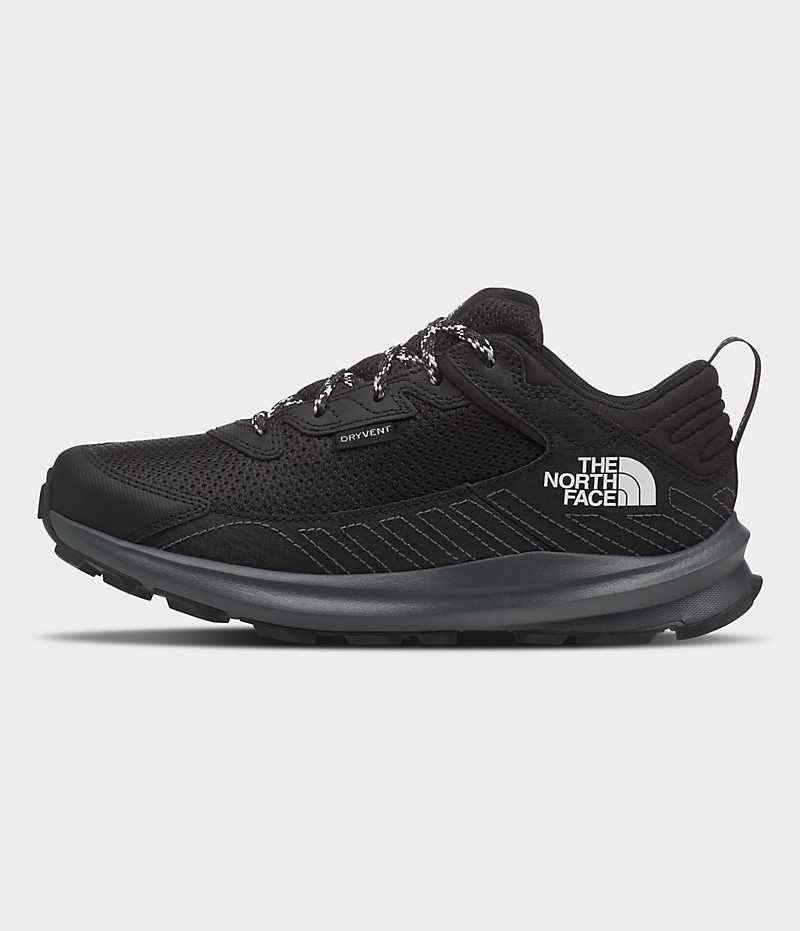 Zapatillas The North Face Fastpack Hiker Impermeables Niño Negras | CHILE-UAMDS